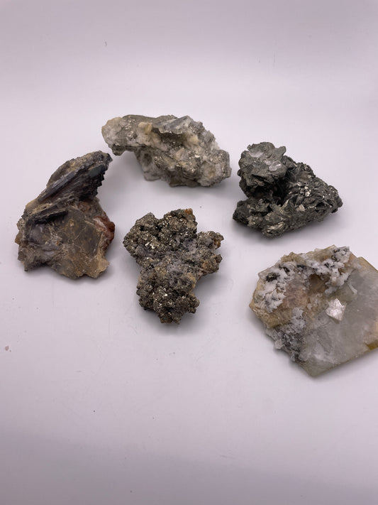 Pyrite On Baryte Large
