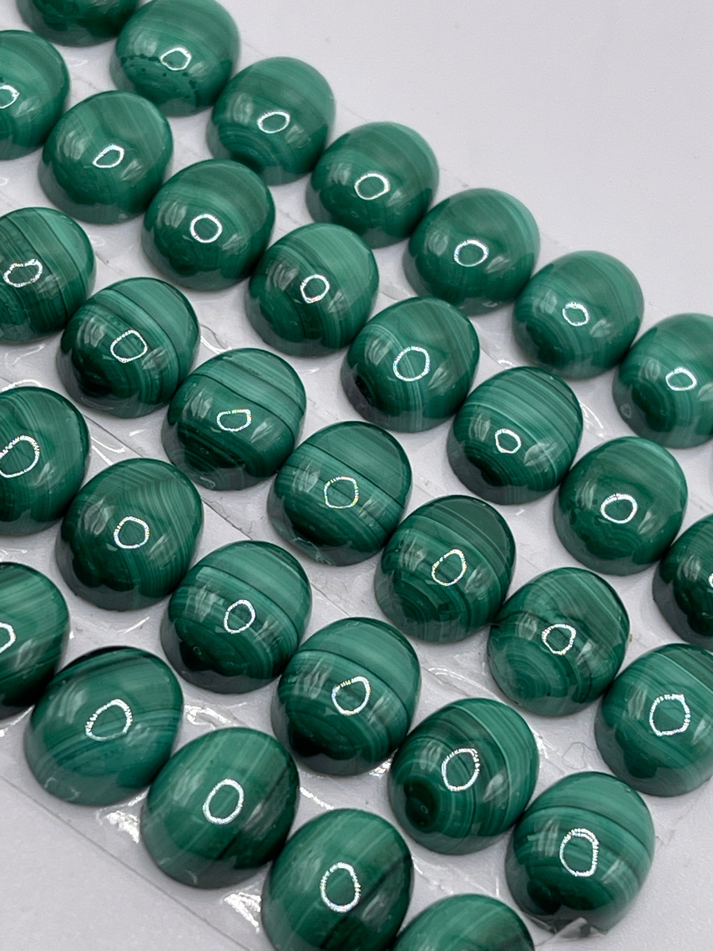 Malachite Oval 8x10 Cabochon Each