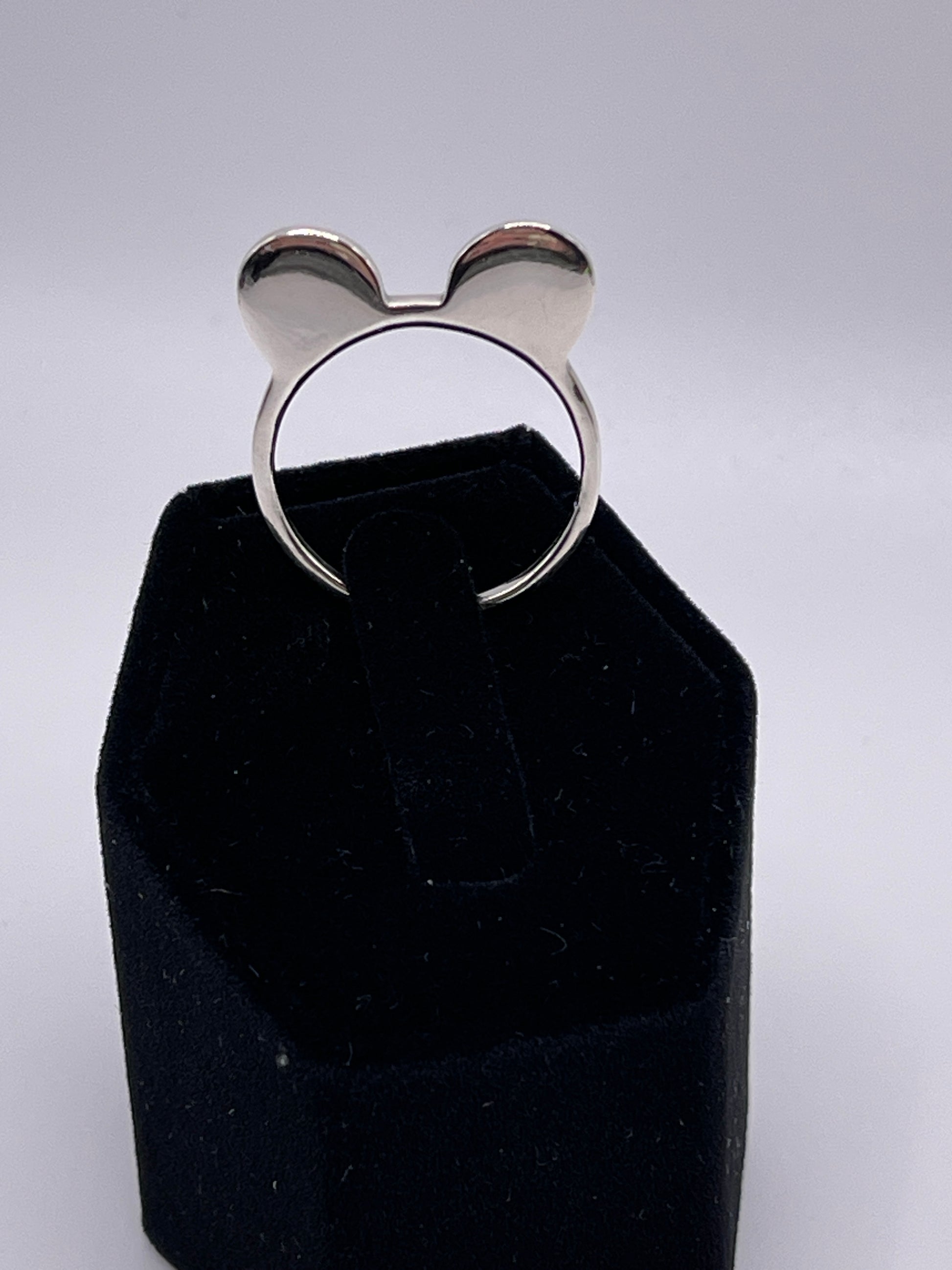 Mouse Ears Sterling Silver Ring