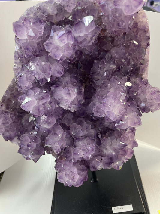 Amethyst stalactites on A Stand