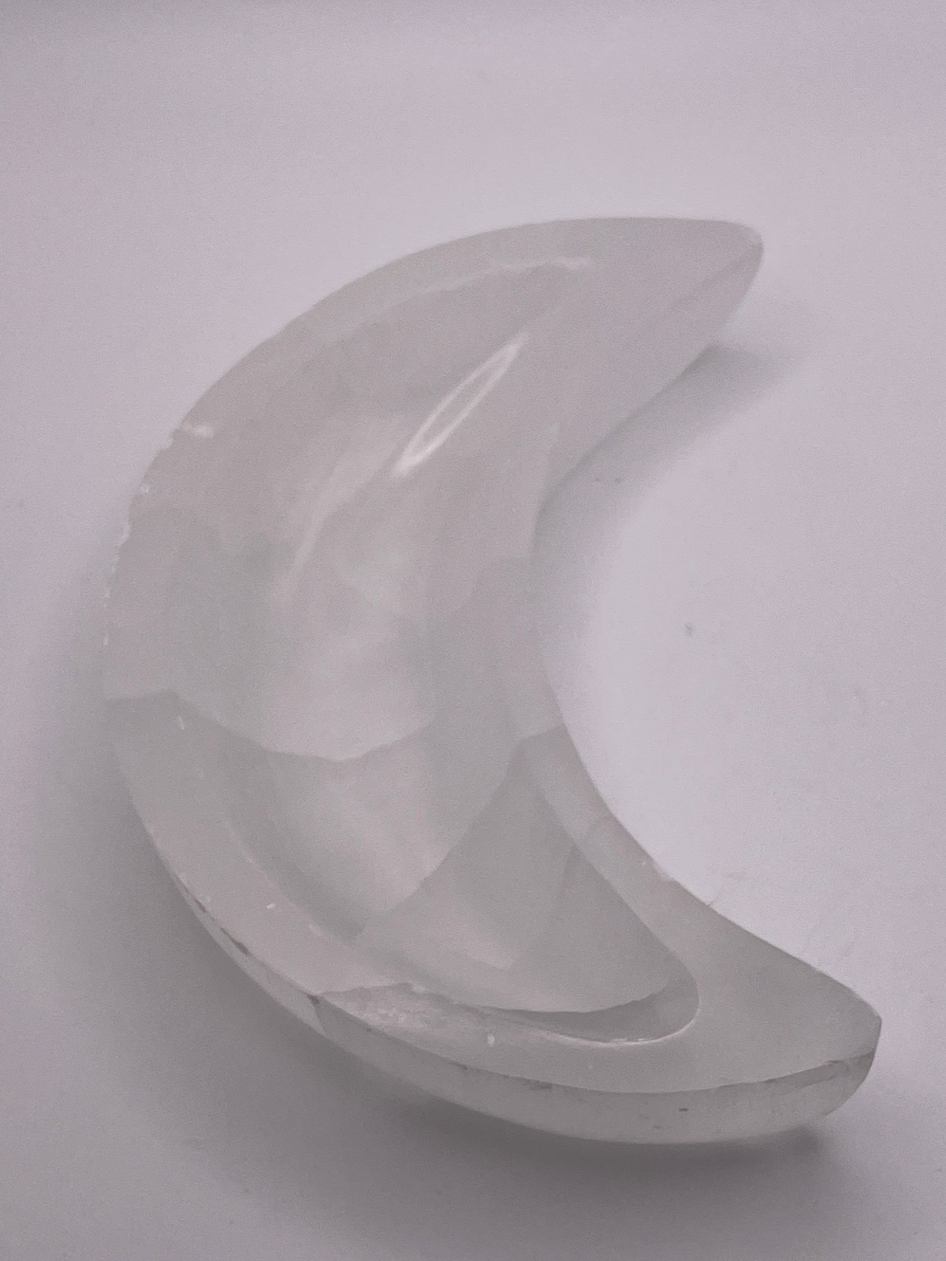 Selenite Moon Bowl 6