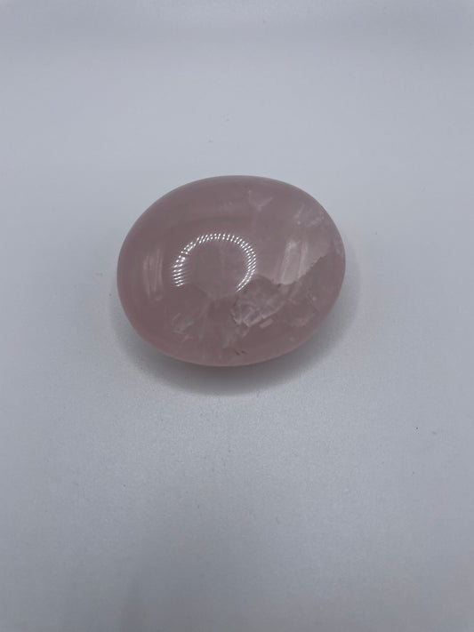 Rose Quartz Palm Stone