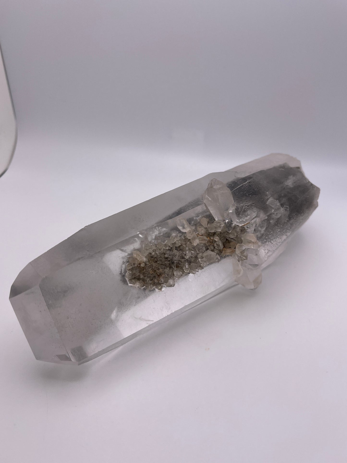 Lumerian Rutilated Phantom Quartz Crystal Cluster 1530.00
