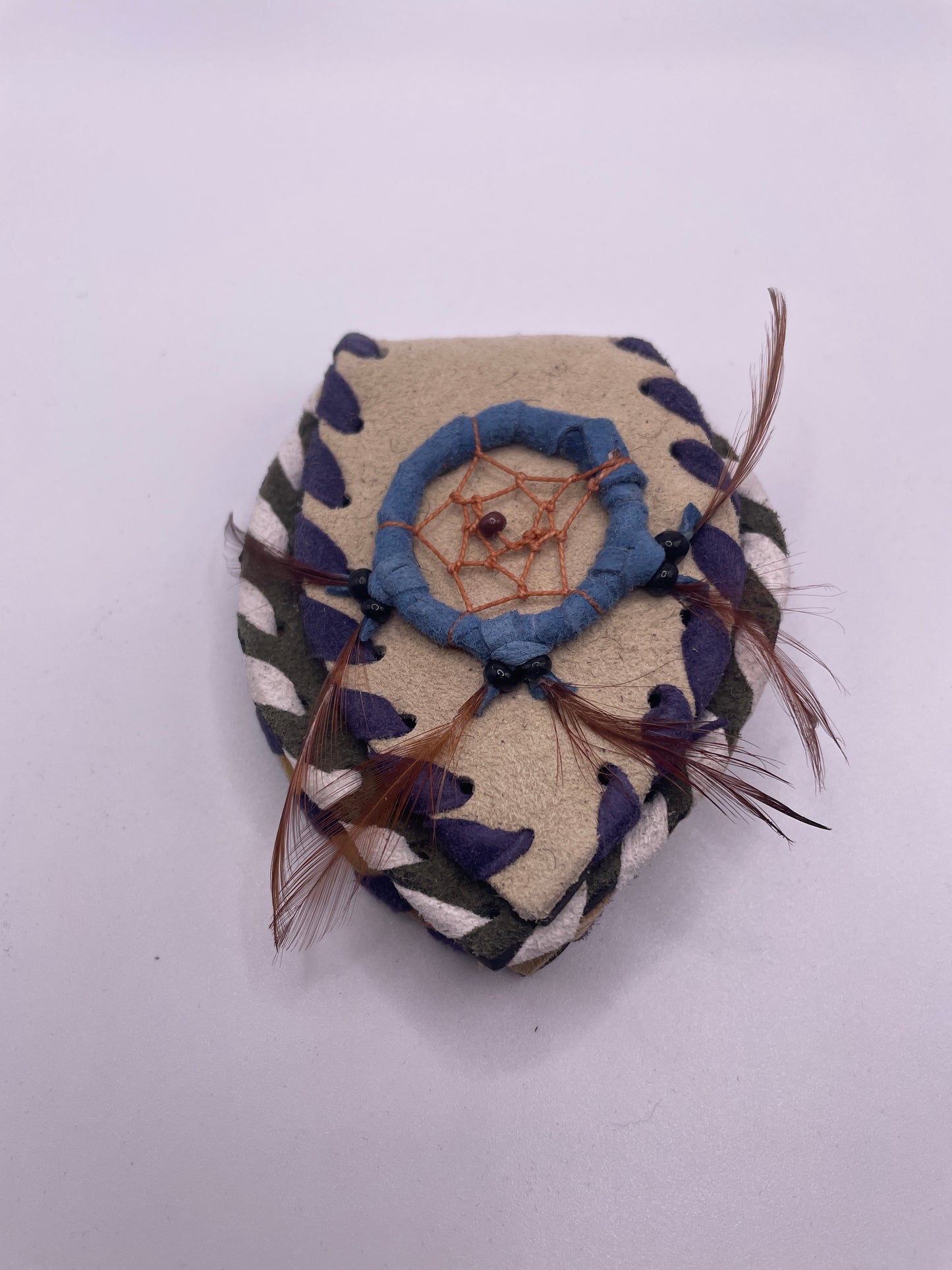 Mini dream catcher bag with velcro