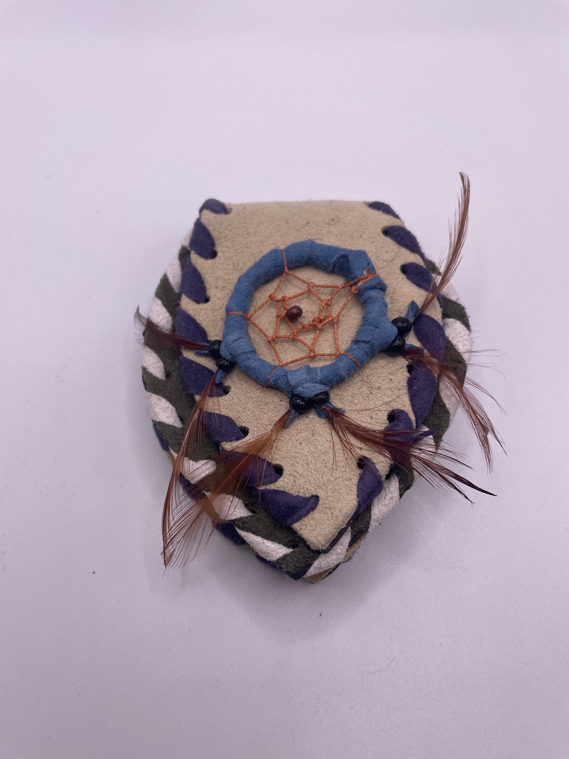Mini dream catcher bag with velcro