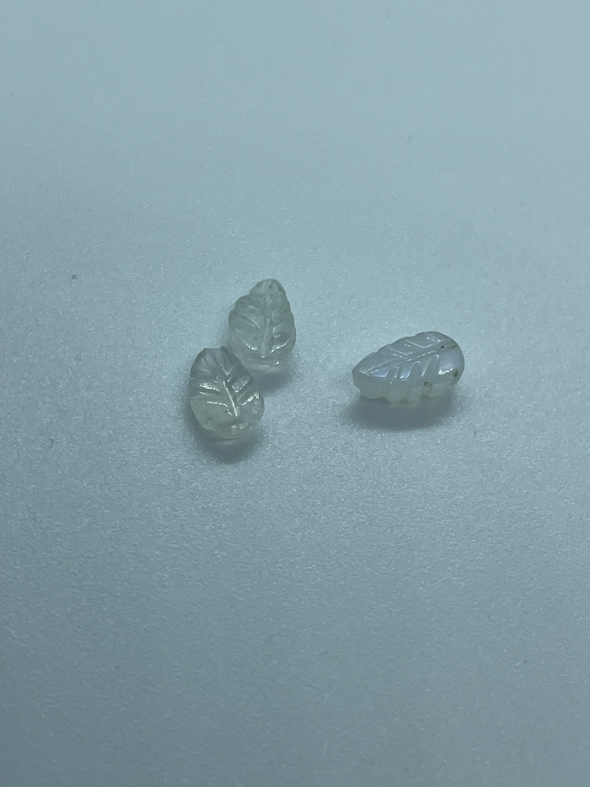 8mm Moonstone Leaf Single Bead
