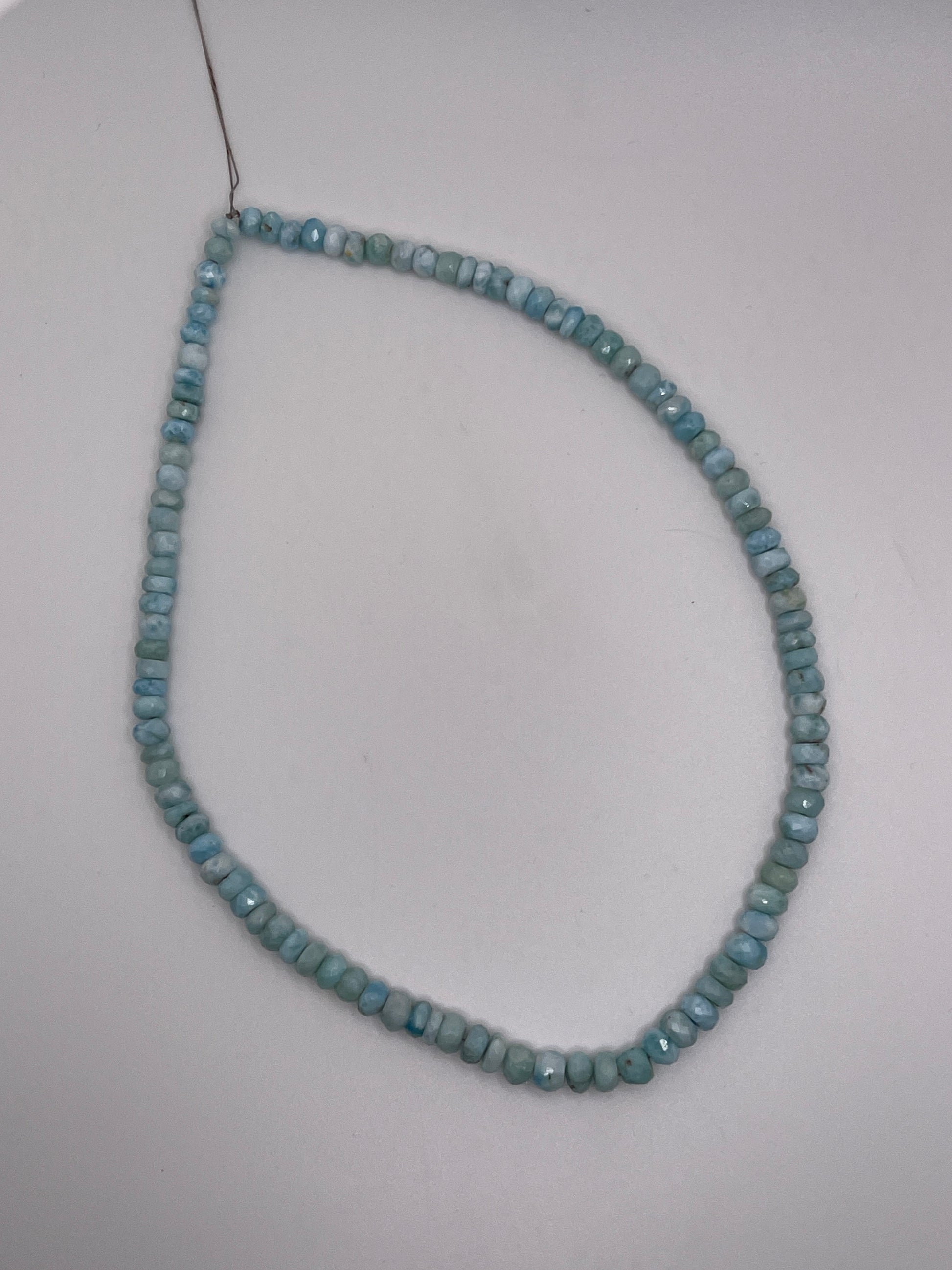 Larimar Faceted Graduated Rondell