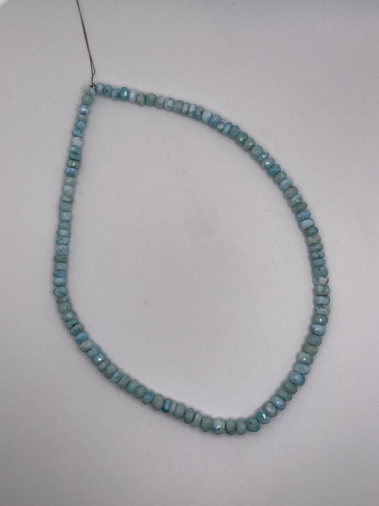 Larimar Faceted Graduated Rondell
