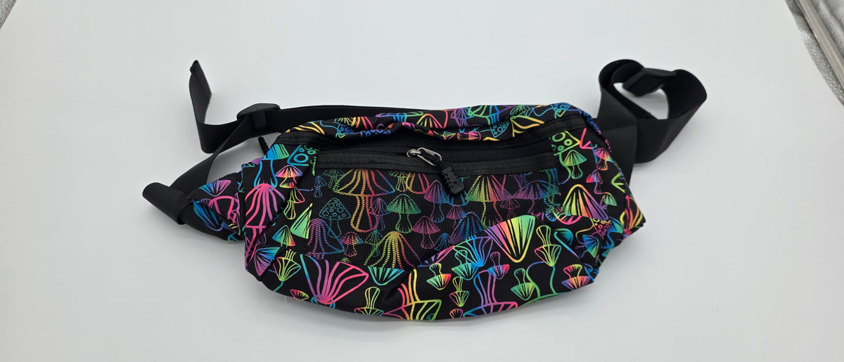 Neon Mushroom Waist Pack