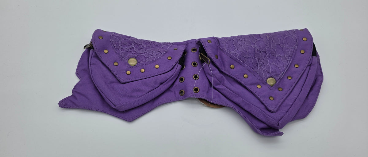 Purple Lace 2 Bag Waist Pack