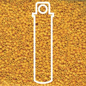 DELICA BD DYED OPAQUE SQUASH APRX 7.2 GM DB651-TB