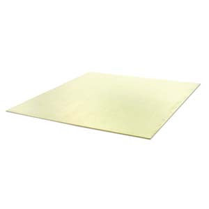 BRASS STAMPING BLANK 20G 6X6 SHEET