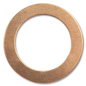 COPPER WASHER OD-1.25IN ID-22MM 24 GAUGE