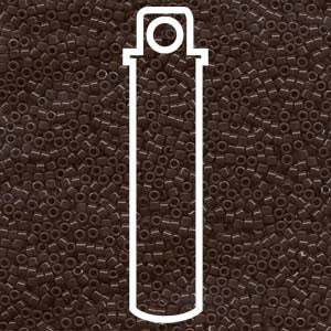 DELICA BD OPAQUE CHOCOLT BROWN APRX 7.2 GM DB734-TB