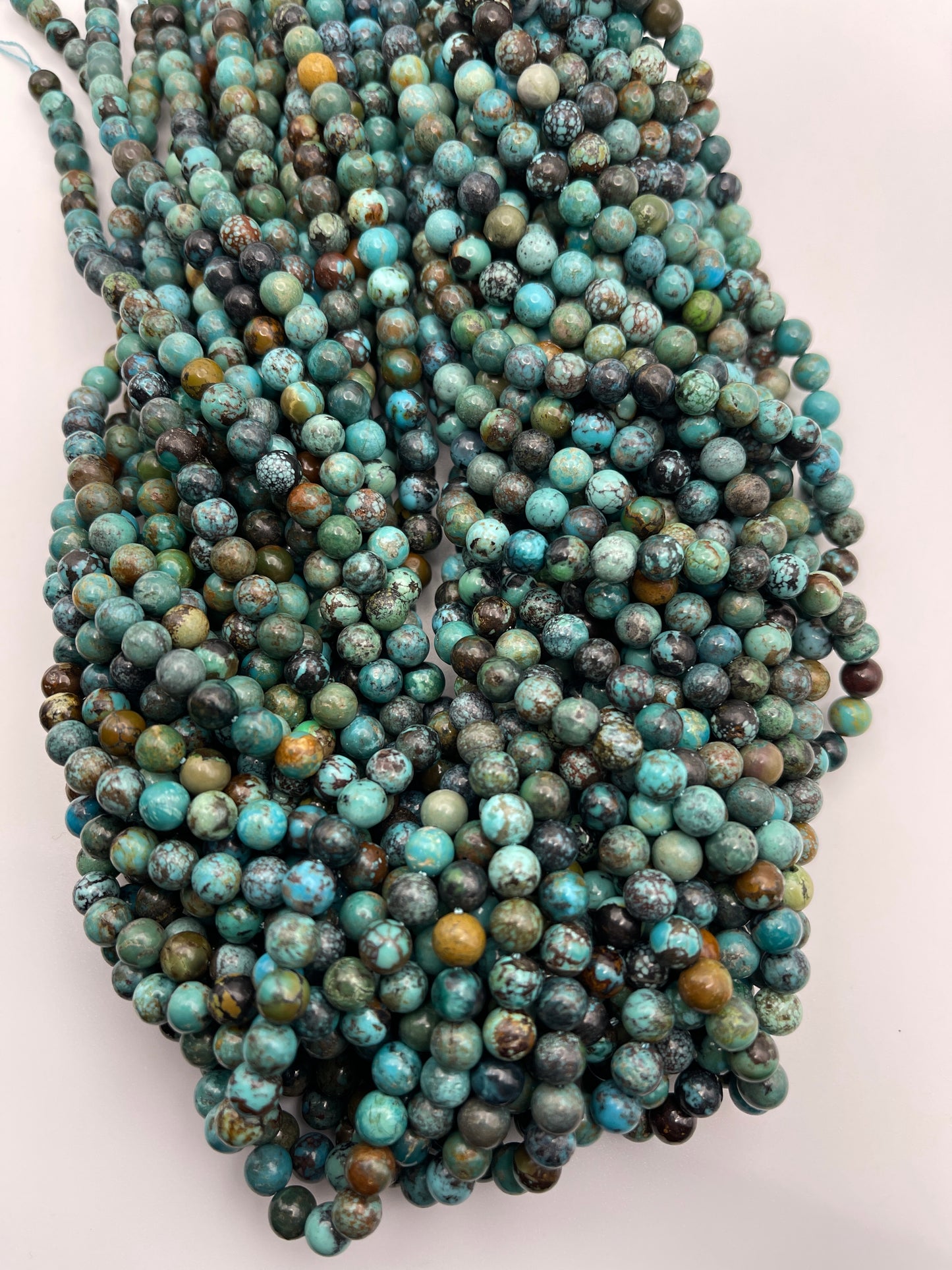 6mm Turquoise Round Smooth.