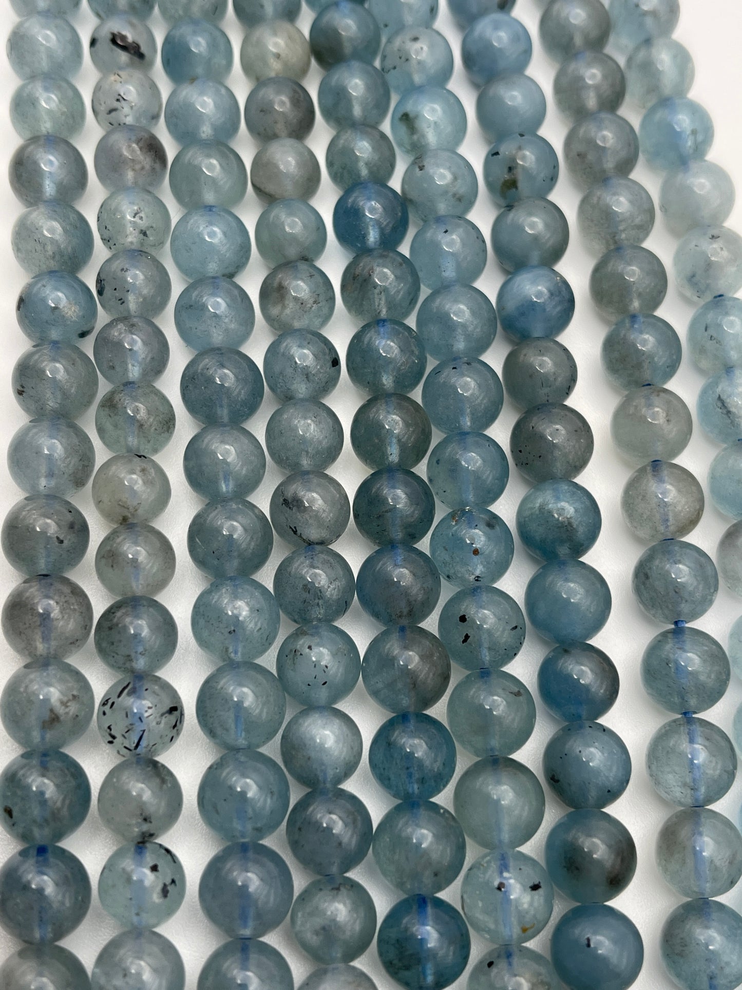 8mm Round Aquamarine