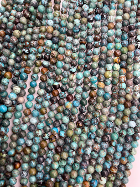 6mm Turquoise Rnd Smooth