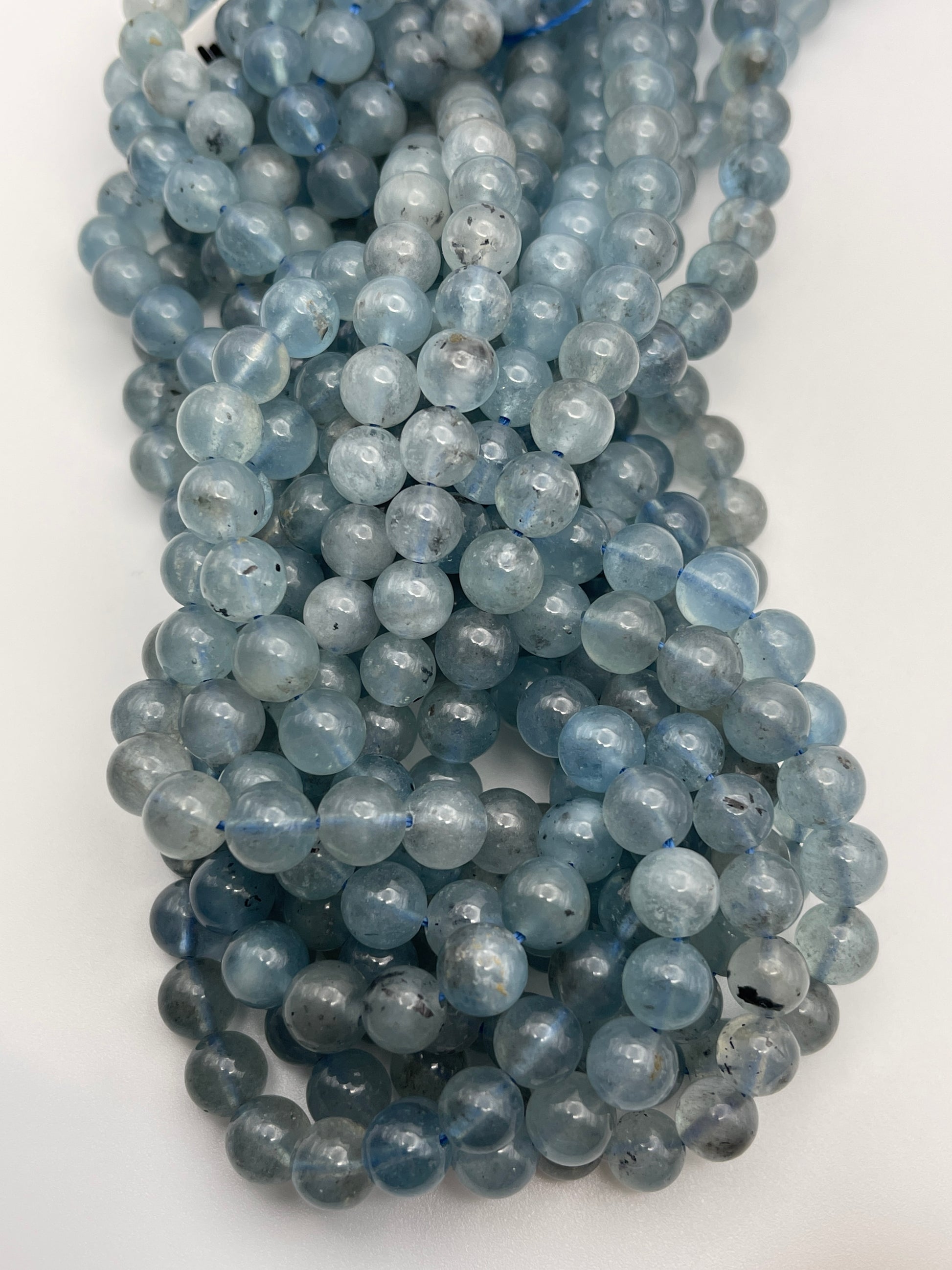 8mm Round Aquamarine