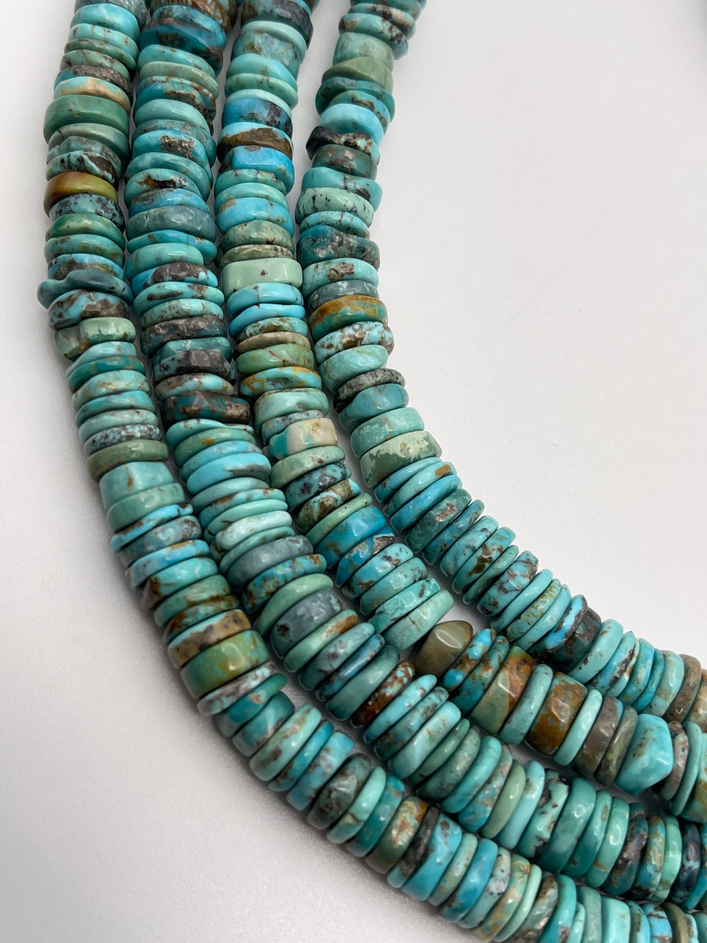 8x2mm Turquoise Rondell